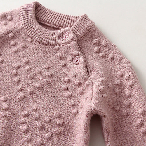 Pink baby suit